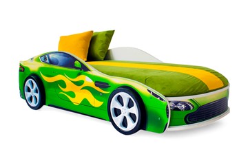 Детская кровать-машина Бондимобиль зеленый в Чебоксарах