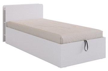 Кроватка с подъемным механизмом Юниор 90х200 (белое дерево) в Чебоксарах