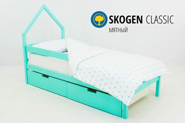 Детская кровать-домик мини Skogen мятная в Чебоксарах