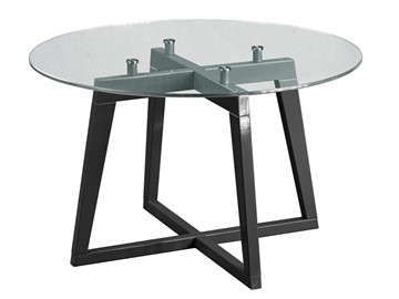 Стеклянный столик Рилле-445 (серый графит) в Чебоксарах