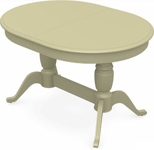 Кухонный раздвижной стол Леонардо-2 исп. Овал, тон 10 (Морилка/Эмаль) в Чебоксарах