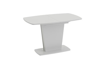 Стол со стеклянной столешницей Честер тип 2, цвет Белый/Стекло белый глянец в Чебоксарах
