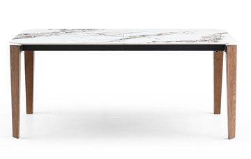 Керамический кухонный стол DT8843CW (180) белый мрамор  керамика в Чебоксарах
