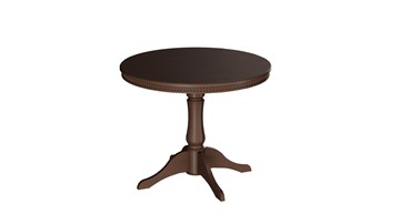Круглый стол на кухню Орландо Т1, цвет Орех темный (Б-111.02.1) в Чебоксарах