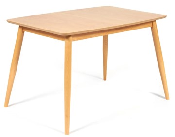 Кухонный стол раскладной Pavillion (Павильон) бук/мдф 80x120+40x75, Натуральный арт.13982 в Чебоксарах