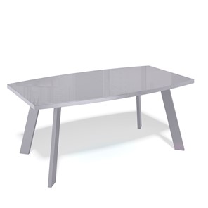 Стеклянный обеденный стол SL1600 (серый/стекло серое глянец) в Чебоксарах