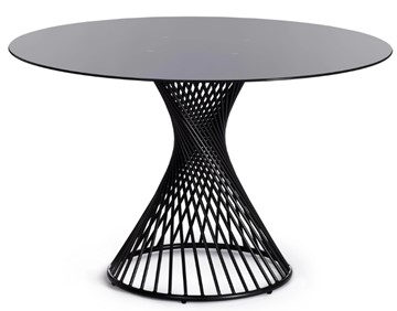 Стеклянный стол BERTOIA (mod. GT21) металл/стекло, Black (черный) арт.20595 в Чебоксарах