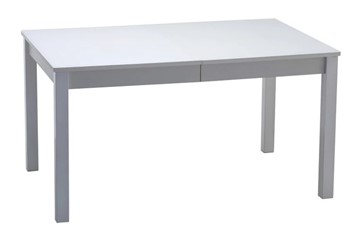 Кухонный раздвижной стол Нагано-2 стекло белое opti (хром-лак) 1 в Чебоксарах