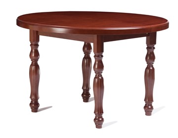Обеденный круглый стол Ф1200(1600), на четырех ножках, (стандартная покраска) в Чебоксарах