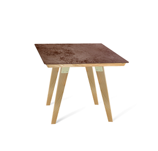 Керамический обеденный стол SHT-TU16 (4 шт.)/ТT8 60/60 (прозрачный лак/прозрачный лак/коричневая сепия) в Чебоксарах