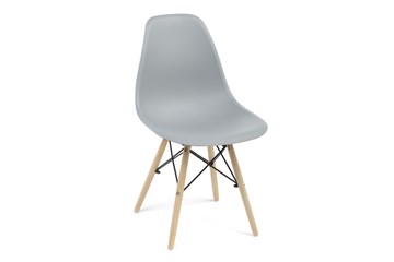 Обеденный стул derstuhl DSL 110 Wood (светло-серый) в Чебоксарах