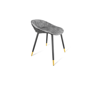 Обеденный стул SHT-ST19-SF1 / SHT-S95-1 (дымный/черный муар/золото) в Чебоксарах