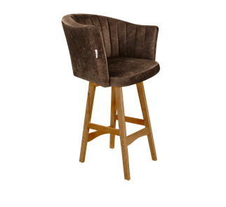 Полубарный стул SHT-ST42-1 / SHT-S65-1 (кофейный трюфель/светлый орех) в Чебоксарах