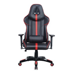 Кресло офисное Brabix GT Carbon GM-120 (две подушки, экокожа, черное/красное) 531931 в Чебоксарах