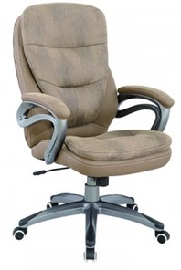 Кресло офисное ДамОфис J 9302 ткань /пластик, песочный в Чебоксарах
