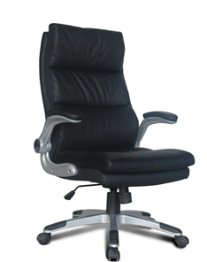 Кресло компьютерное BRABIX "Fregat EX-510", рециклированная кожа, черное, 530863 в Чебоксарах