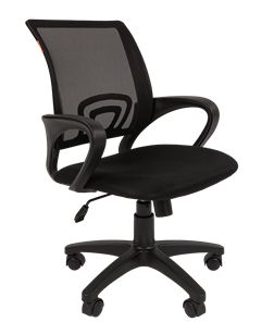 Офисное кресло CHAIRMAN 696 black Сетчатый акрил DW62 черный в Чебоксарах