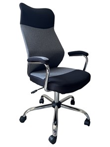 Кресло офисное C168 черный/серый в Чебоксарах