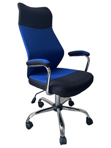 Офисное кресло C168 черный/синий в Чебоксарах