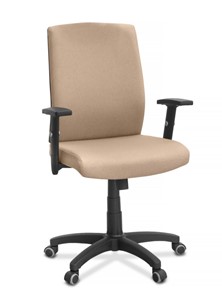 Офисное кресло Alfa A/MK/1D, ткань Bahama / бежевая в Чебоксарах