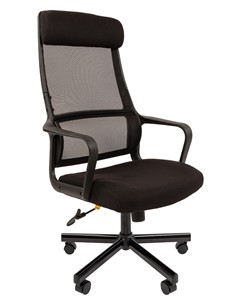 Кресло компьютерное CHAIRMAN 590, черное в Чебоксарах