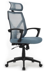Офисное кресло Design OLIVER W-203 AC, Синий в Чебоксарах