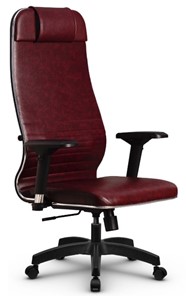 Кресло офисное Metta L 1m 38K2/4D топган, нижняя часть 17831 бордовый в Чебоксарах