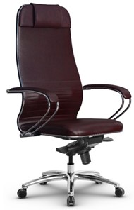 Кресло офисное Metta L 1m 38K2/K мультиблок, нижняя часть 17838 бордовый в Чебоксарах