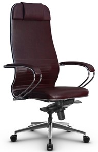 Кресло офисное Metta L 1m 38K2/K мультиблок, нижняя часть 17839 бордовый в Чебоксарах