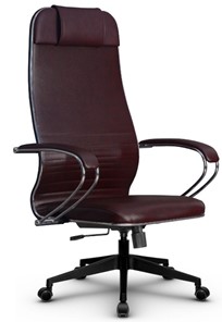Кресло офисное Metta L 1m 38K2/K топган, нижняя часть 17832 бордовый в Чебоксарах