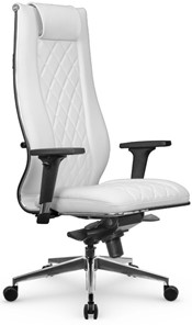 Офисное кресло МЕТТА L 1m 50M/2D Infinity Easy Clean мультиблок, нижняя часть 17839 белый в Чебоксарах