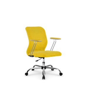 Компьютерное кресло SU-Mr-4/подл.078/осн.006 желтый в Чебоксарах