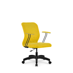 Кресло офисное SU-Mr-4/подл.079/осн.005 желтый в Чебоксарах