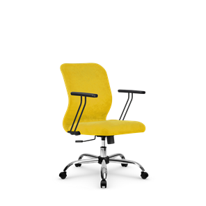 Офисное кресло SU-Mr-4/подл.109/осн.003  желтый в Чебоксарах