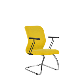 Кресло компьютерное SU-Mr-4/подл.109/осн.007 желтый в Чебоксарах