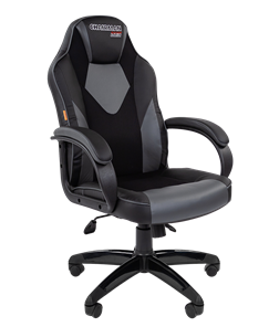 Компьютерное кресло CHAIRMAN GAME 17, цвет черный / серый в Чебоксарах