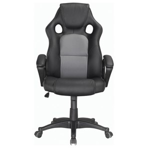 Компьютерное кресло Brabix Rider Plus EX-544 КОМФОРТ (экокожа, черное/серое) 531582 в Чебоксарах