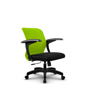 Кресло SU-M-4/подл.160/осн.001, Зеленый/Черный в Чебоксарах