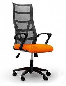 Кресло компьютерное 5600, оранж/черное в Чебоксарах