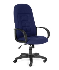 Кресло компьютерное CHAIRMAN 727 ткань ст., цвет синий в Чебоксарах