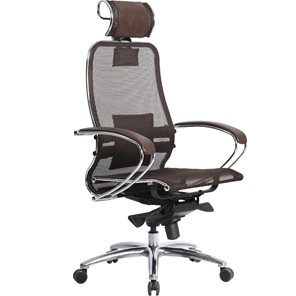 Офисное кресло Samurai S-2.04, темно-коричневый в Чебоксарах