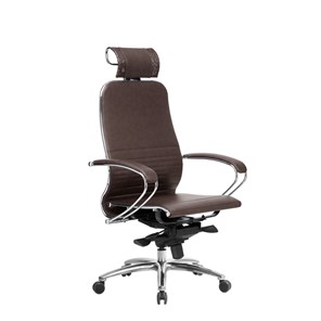 Офисное кресло Samurai K-2.04 темно-коричневый в Чебоксарах