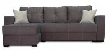 Угловой диван Fashion soft 210 (Uno grey + Brix latte) в Чебоксарах