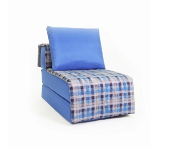 Кресло бескаркасное Харви, синий - квадро в Чебоксарах