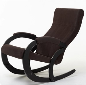 Кресло-качалка Корсика, ткань Amigo Coffee 34-Т-AC в Чебоксарах
