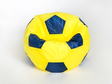 Кресло-мешок Мяч малый, желто-синий в Чебоксарах
