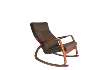 Кресло-качалка Женева, ткань шоколад в Чебоксарах