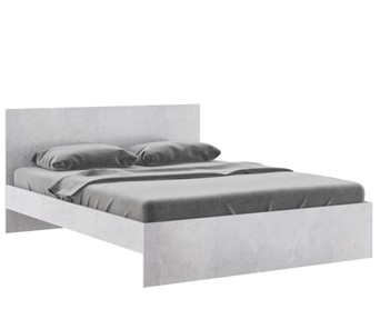 Спальная кровать Осло М14 с настилами Лайт (Цемент светлый) в Чебоксарах