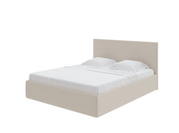 Двуспальная кровать с механизмом Alba 180х200, Рогожка (Savana Milk) в Чебоксарах
