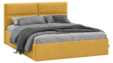 Кровать с механизмом 2-спальная ТриЯ Глосс Тип 1 (Микровелюр Wellmart Yellow) в Чебоксарах